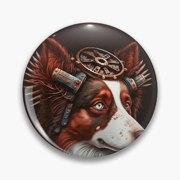 Item preview, Border Collie steampunk designed and sold by DigitalRiggs.