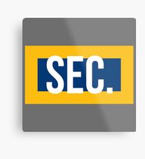 SEC. Metal Print