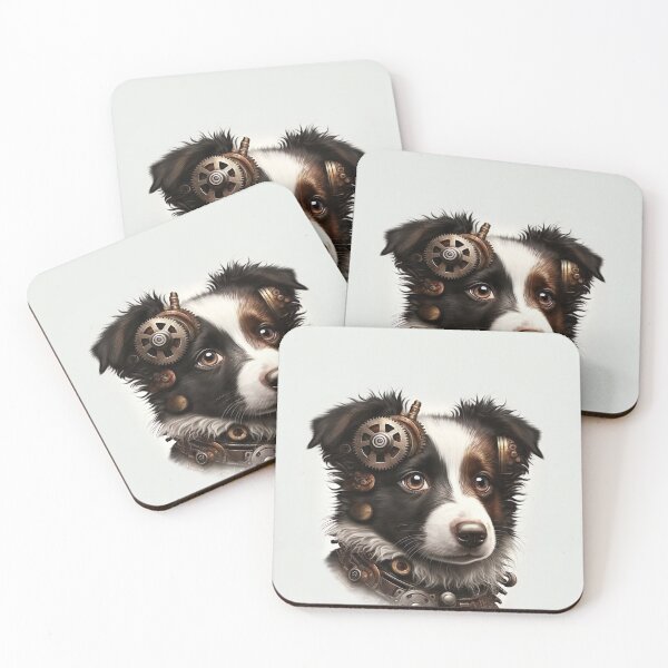 Item preview, Border Collie steampunk designed and sold by DigitalRiggs.