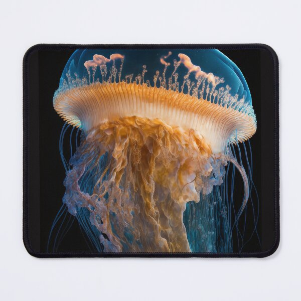 Item preview, Jellyfish Harmony: A serene display of oceanic art designed and sold by AstralArtisan.
