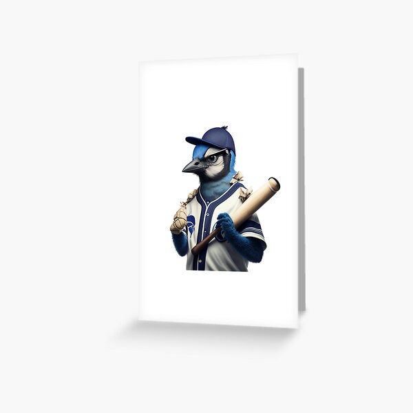 Play Ball! MLB Mascots Toronto Blue Jays Ace in Watercolor
