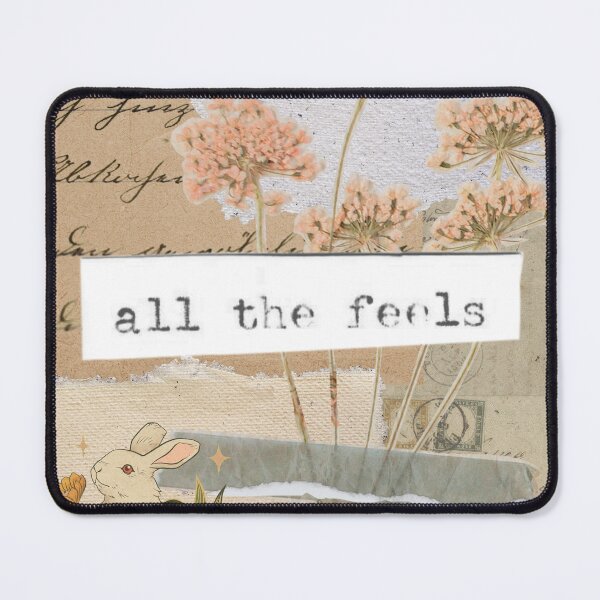 Item preview, All the feels aesthetic quote designed and sold by Titi-Titi.