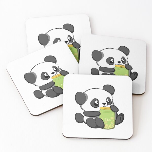 Item preview, Panda Holding Tea Jar designed and sold by DreamFruit11.