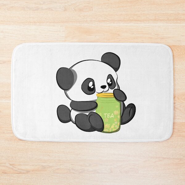 Item preview, Panda Holding Tea Jar designed and sold by DreamFruit11.