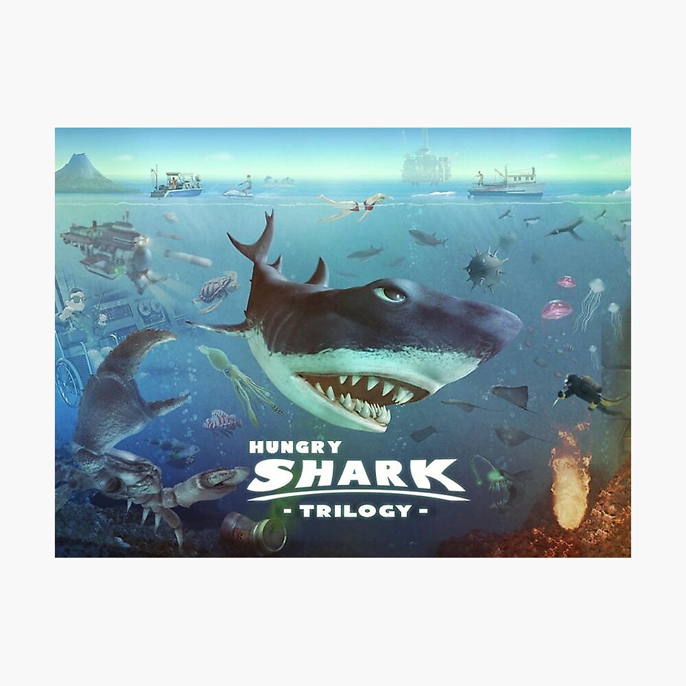 Hungry Shark World - A Guide on the Different Sharks and Size