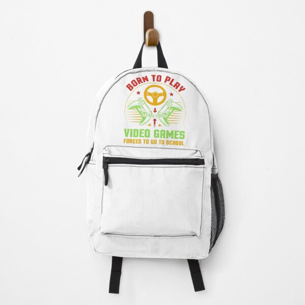 Item preview, Born To Play Video Games Forced To Go To School Great Gift For Video Game Lovers - Funny Gamers designed and sold by naworas.