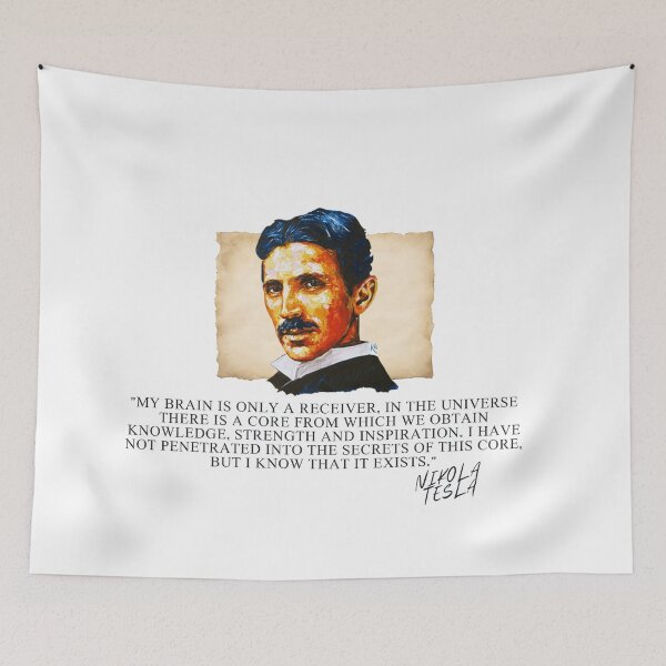 Item preview, Quote By Nikola Tesla, brain designed and sold by bootleger.
