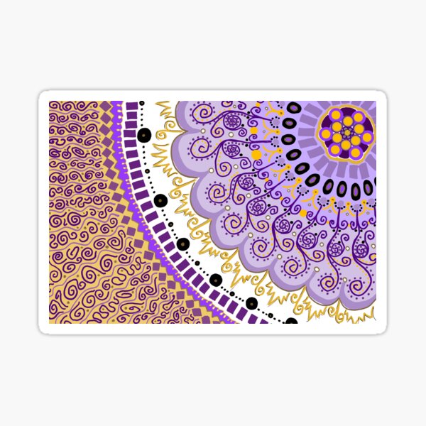 Purple Mandala Sticker
