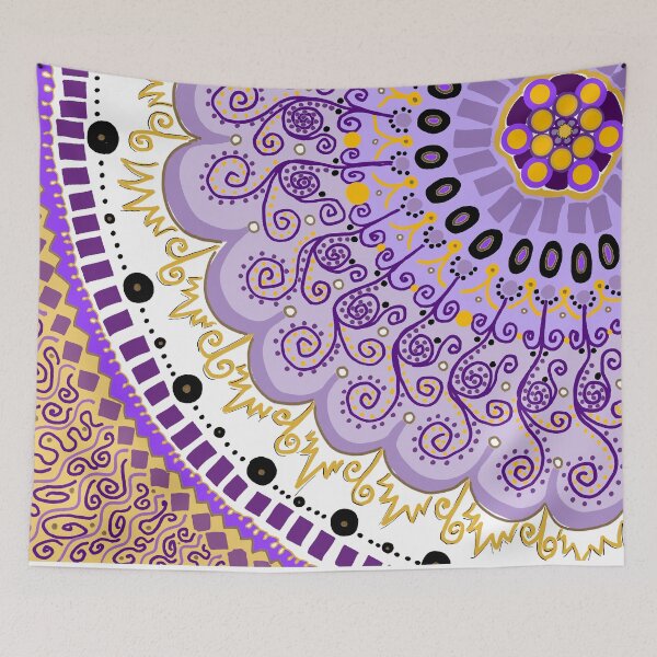 Item preview, Purple Mandala designed and sold by Clare Wuellner.