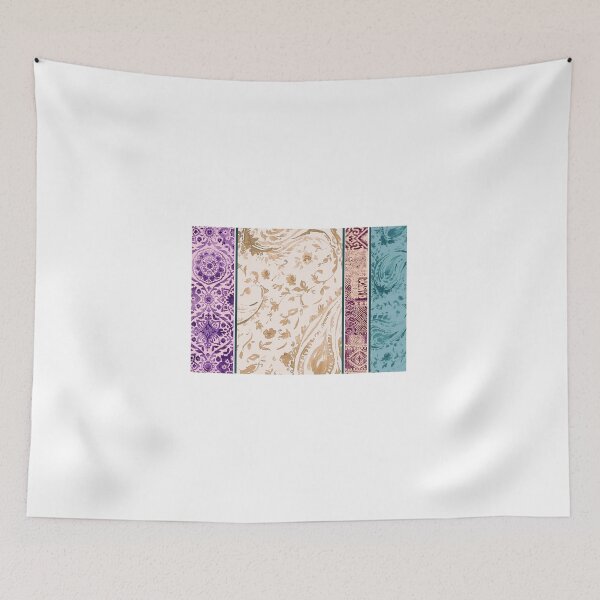 Item preview, Watercolor effect Indian border designs designed and sold by SimplyKitsch1.