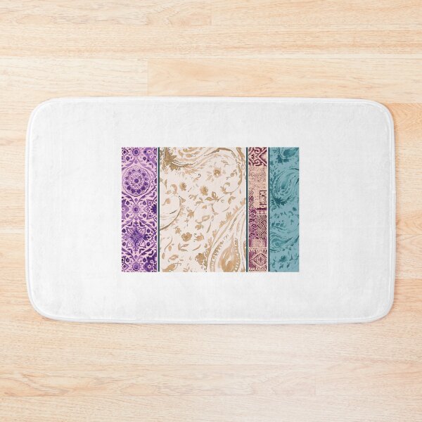Item preview, Watercolor effect Indian border designs designed and sold by SimplyKitsch1.