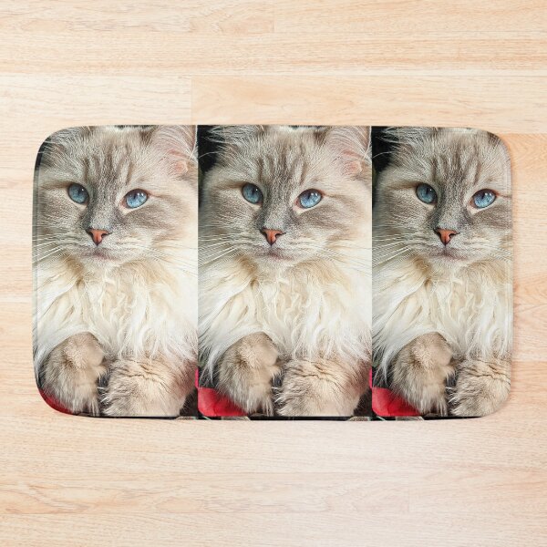 Item preview, Romantic ragdoll cat with roses designed and sold by Fluffycat2020.