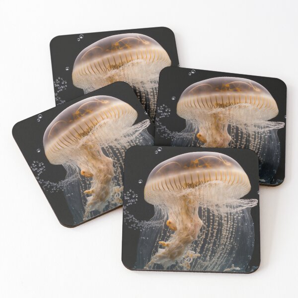 Item preview, Jellyfish Dreamscape: An ethereal display of oceanic art designed and sold by AstralArtisan.