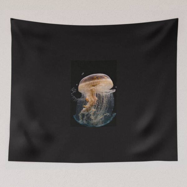 Item preview, Jellyfish Dreamscape: An ethereal display of oceanic art designed and sold by AstralArtisan.