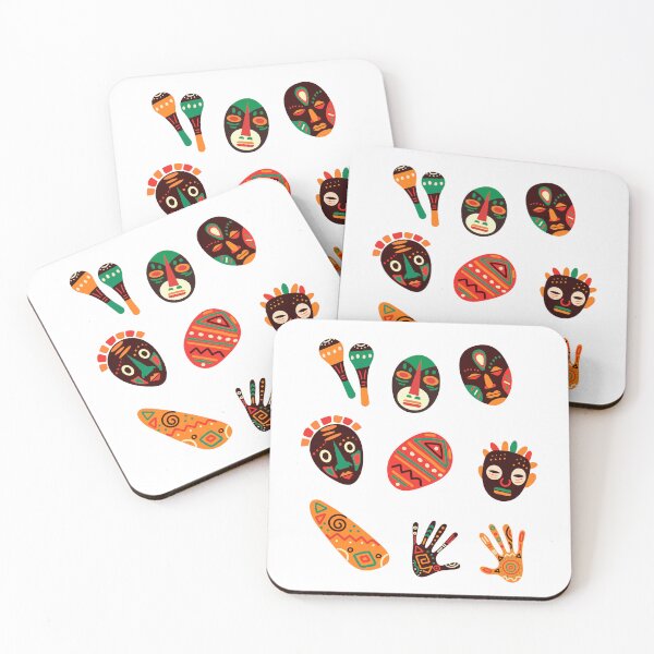 Item preview, Africa, masks, stickers designed and sold by Rowbic.