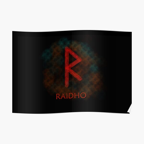 Raidho Rune Poster