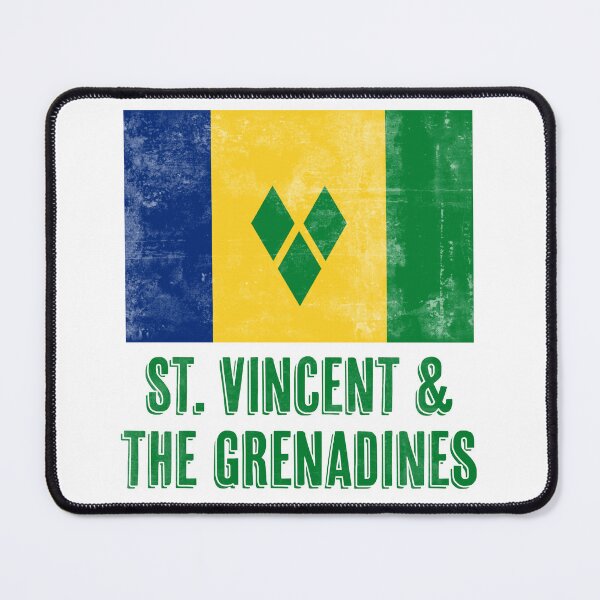 Item preview, Flag of Saint Vincent and the Grenadines "Grunge" look. designed and sold by KTSubz Faith & Fun Designs.