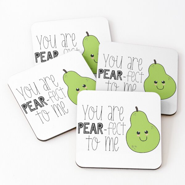 Item preview, Happy "pear-fect" Pear designed and sold by ExcuseMeSticker.