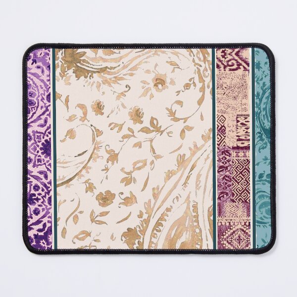 Item preview, Watercolor effect Indian border designs designed and sold by SimplyKitsch1.