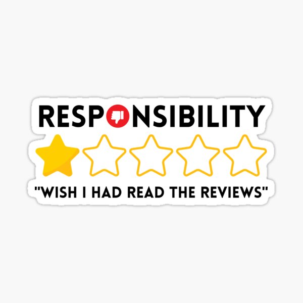 Item preview, Would not recommend Responsibility designed and sold by DogecoinCloset.