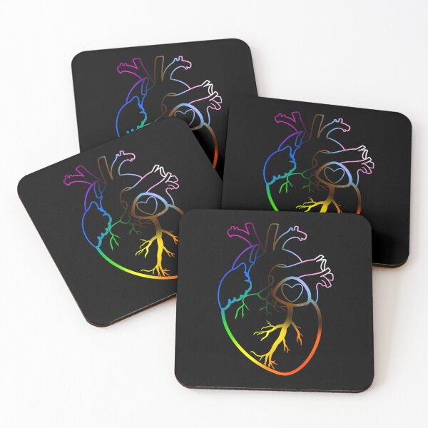 Item preview, Colorful Anatomically Correct Heart v.27 designed and sold by Zeons-Art.