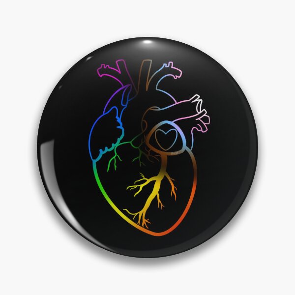 Item preview, Colorful Anatomically Correct Heart v.27 designed and sold by Zeons-Art.