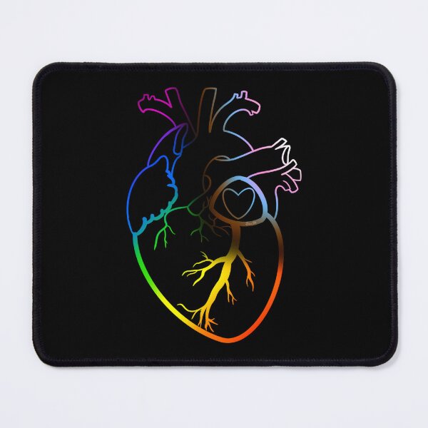 Item preview, Colorful Anatomically Correct Heart v.27 designed and sold by Zeons-Art.