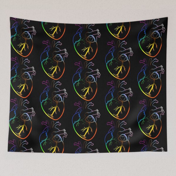 Item preview, Colorful Anatomically Correct Heart v.27 designed and sold by Zeons-Art.