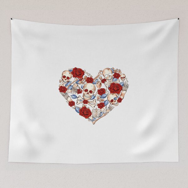Item preview, Skeleton Heart designed and sold by Color Me F*@k!ng Happy.