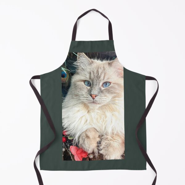 Item preview, Romantic ragdoll cat with roses designed and sold by Fluffycat2020.