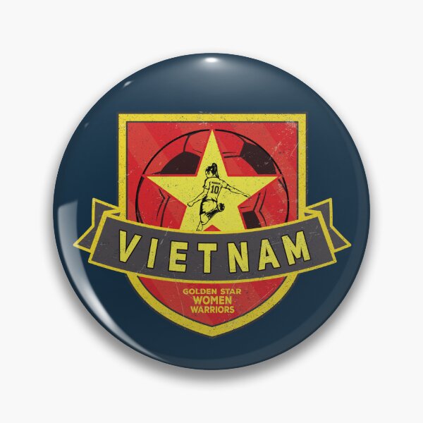 Item preview, Vietnam Women Soccer Crest designed and sold by Numero14.