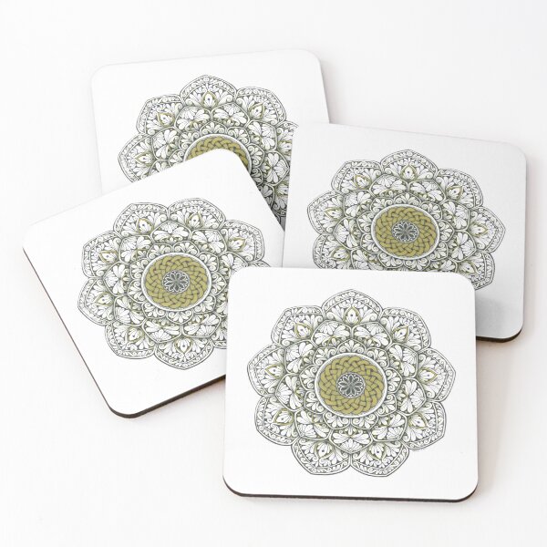 Item preview, Gold and Black Mandala designed and sold by SenjaCarter.