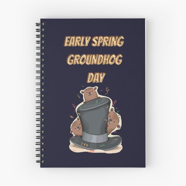 Item preview, Early Spring Groundhog Day designed and sold by ZubiyaArt.