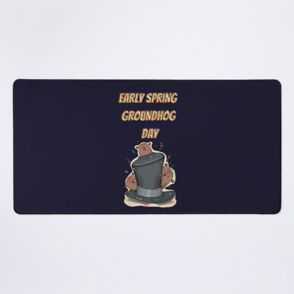Item preview, Early Spring Groundhog Day designed and sold by ZubiyaArt.
