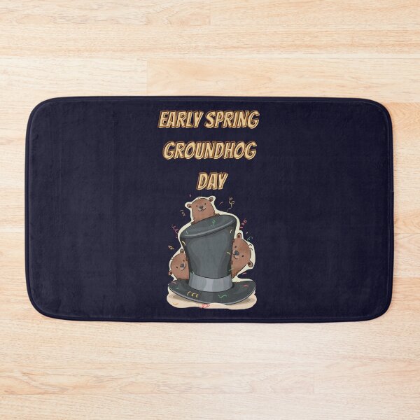Item preview, Early Spring Groundhog Day designed and sold by ZubiyaArt.