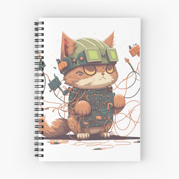 Item preview, Cute Cat as Network Engineer designed and sold by iaskari.