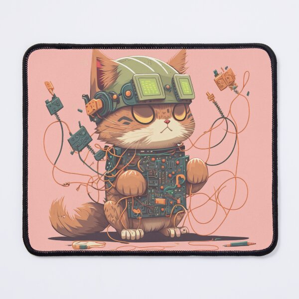 Item preview, Cute Cat as Network Engineer designed and sold by iaskari.