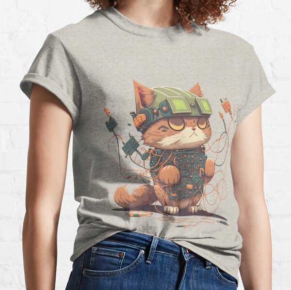 Item preview, Cute Cat as Network Engineer designed and sold by iaskari.