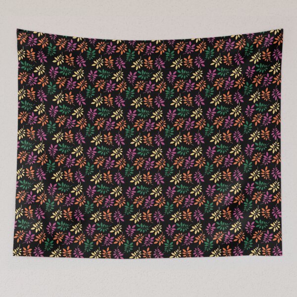 Item preview, Floral Seamless Pattern 2023 Color Trends on Black designed and sold by Reconocer.