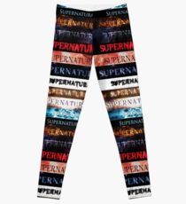 Supernatural intro seasons 1-10 Leggings
