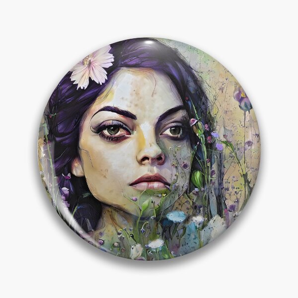 Item preview, Mila among flowers designed and sold by bogfl.