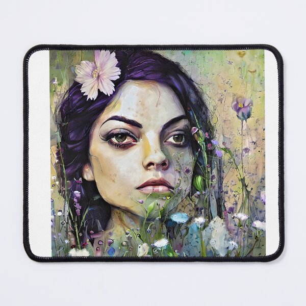 Item preview, Mila among flowers designed and sold by bogfl.