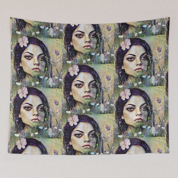 Item preview, Mila among flowers designed and sold by bogfl.