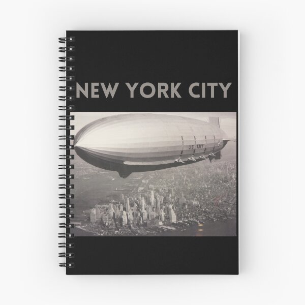 Artikelvorschau, Vintage Ariel Photo Blimp über New York City Design entworfen und verkauft von EarthArtDesigns.