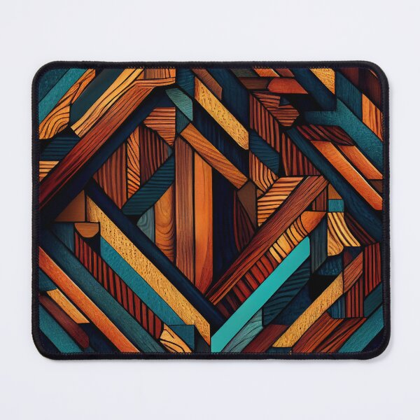 Artikelvorschau, Wood Maximalist Pattern Digital Painting entworfen und verkauft von CodeAndColors.