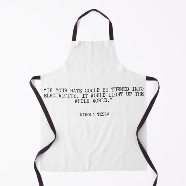 Item preview, Quote By Nikola Tesla, YOUR HATE, OLD FONT designed and sold by bootleger.