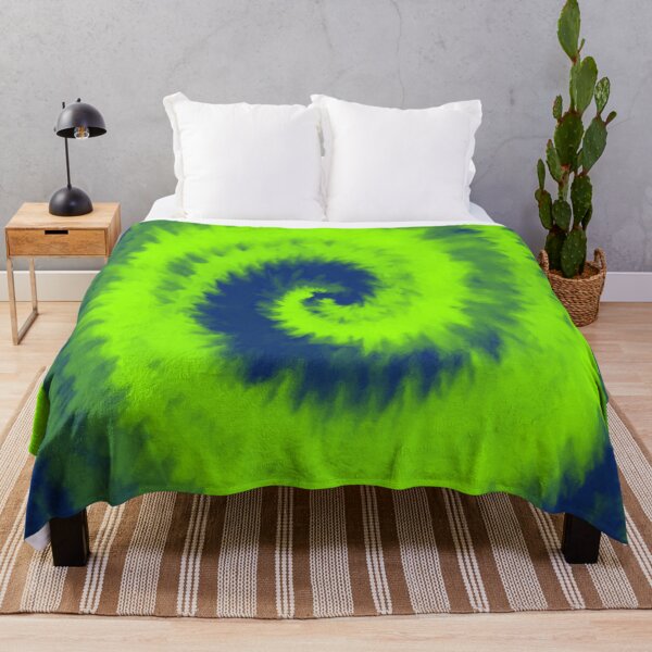 Item preview, Colorful Swirl in Phosphoric Green & Blue Pattern 42 designed and sold by Manal-Patterns.