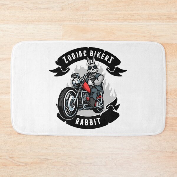 Item preview, Zodiac BikerZ // Rabbit (with banner) designed and sold by AK49-universe.