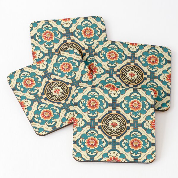 Item preview, Classic Asian Pattern Digital Painting designed and sold by CodeAndColors.