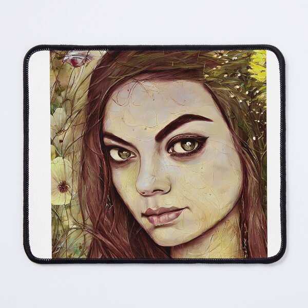 Item preview, Mila in green mood designed and sold by bogfl.